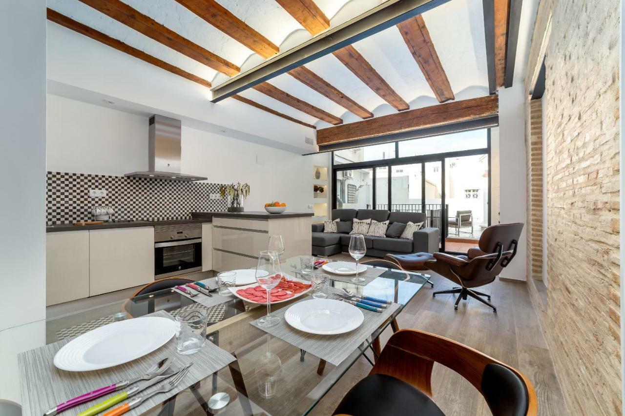 Florit Flats - Center Luxurious 1Br 1Ba Terrace Wi-Fi Ac Valência Exterior foto